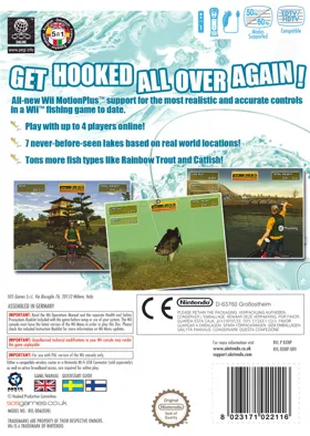 Hooked Again- Real Motion Fishing box cover back